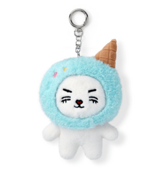 Ice Cream with MINITEEN Plush Keyring